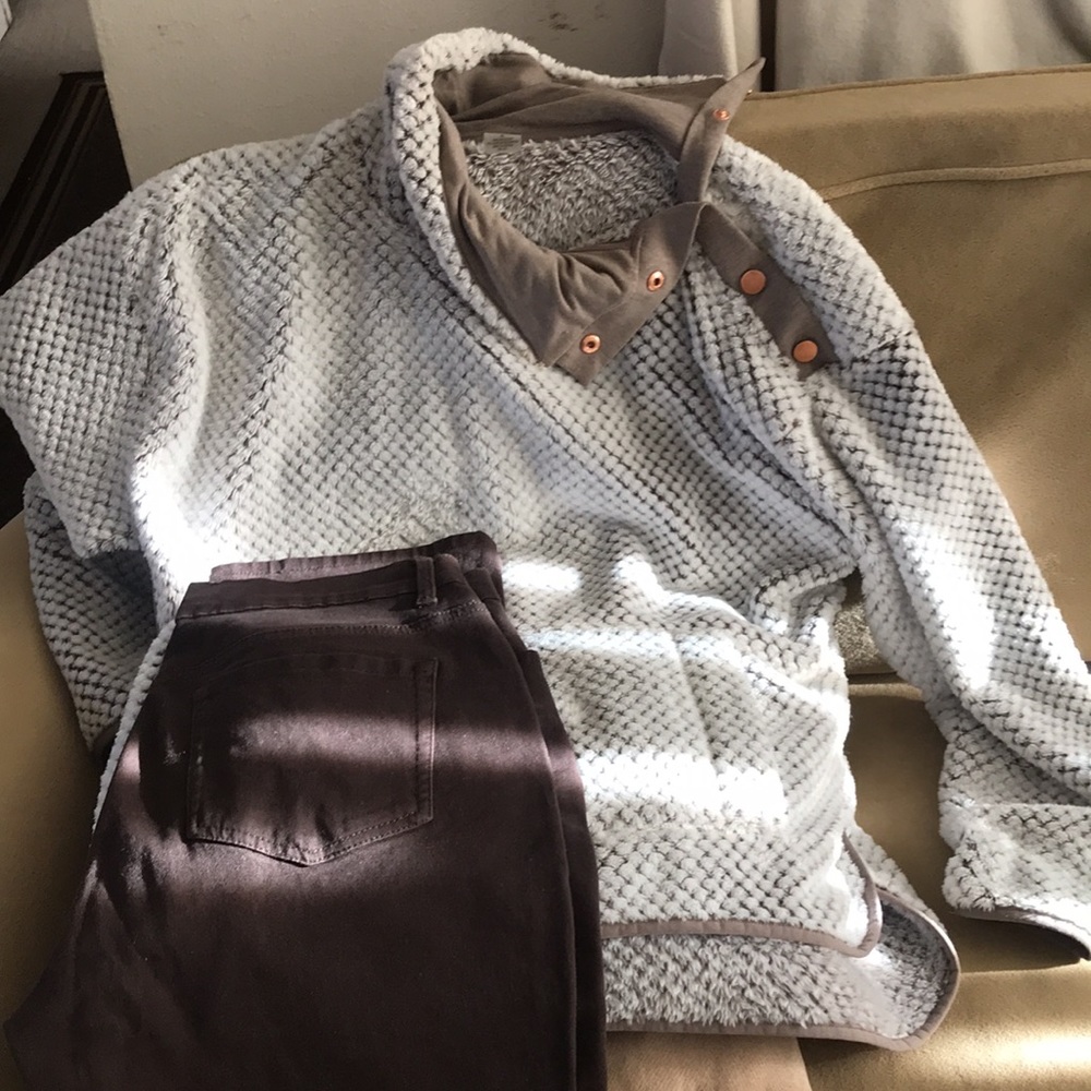 Jeans and sweater